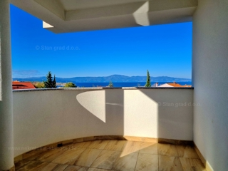 Malinska, nov apartma s panoramskim pogledom na morje