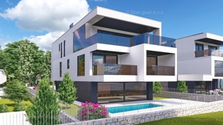 Njivice, gradbišče na dvignjeni lokaciji s projektom!