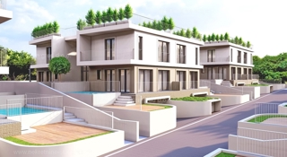 Crikvenica, zazidljivo zemljišče z idejno zasnovo za vrstne hiše!
