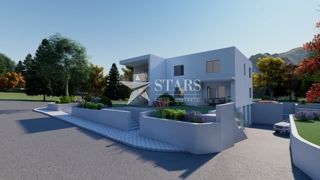 Kastav, Žegoti – Novogradnja 1-sobno stanovanje z dnevno sobo, Garaža, Vrt