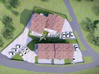Otok Krk, Čižići, dvosobni apartma z dnevno sobo v novogradnji