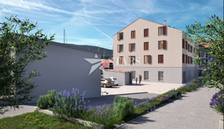 OTOK CRES, GRAD CRES – 2 spalnice + dnevna soba, Prvo nadstropje, rhunska novogradnja v strogem centru, 50 m od morja