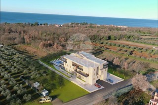 UMAG – STANOVANJE V MODERNI STAVBI V PRVEM NADSTROPJU S POGLEDOM NA MORJE