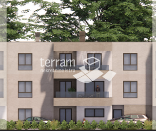 Istra, Pula, Busoler, stanovanje 81,18 m2, 3 sobe + jedilnica, prvo nadstropje, dve parkirni mesti, prodaja