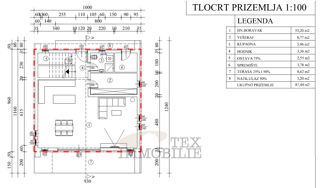 Hiša z bazenom v bližini Poreča, 167 m2