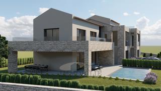 Gradbeno zemljišče z gradbenim dovoljenjem v okolici Višnjana