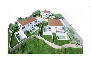 NOVA DVOJČEK HIŠA Z BAZENOM SAMO 200 M DO MORJA