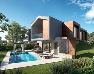 Gradnja zemljišč s projektom, okolica Poreča