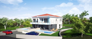 Malinska, otok Krk, novogradnja, dvojna hiša, bazen, prodaja