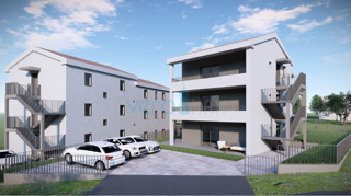 Uvala Soline, Čižići, 2-sobni apartmaji s terasami v novogradnji 320m od plaže, prodamo