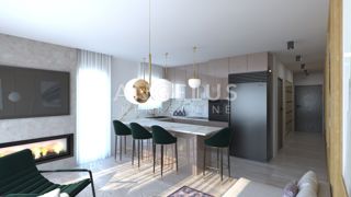 Hrvaška, Trogir, Čiovo - novozgrajeno stanovanje z vrtom in čudovitim pogledom na morje, 85,10 m2 