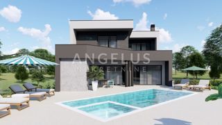 Istra, Barban - Nedokončana vila z bazenom, 174m2, naprodaj!