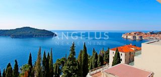 Hrvaška, Dubrovnik, Ploče - dvosobni apartma s čudovitim pogledom na staro mestno jedro in otok Lokrum