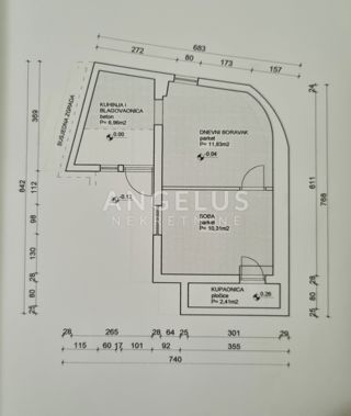 Apartma Varoš, Split, 31,51m2