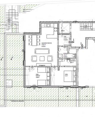 Hrvaška, Dubrovnik, Solitudo – Dvosobno stanovanje z vrtom, novogradnja – 70,76 m²