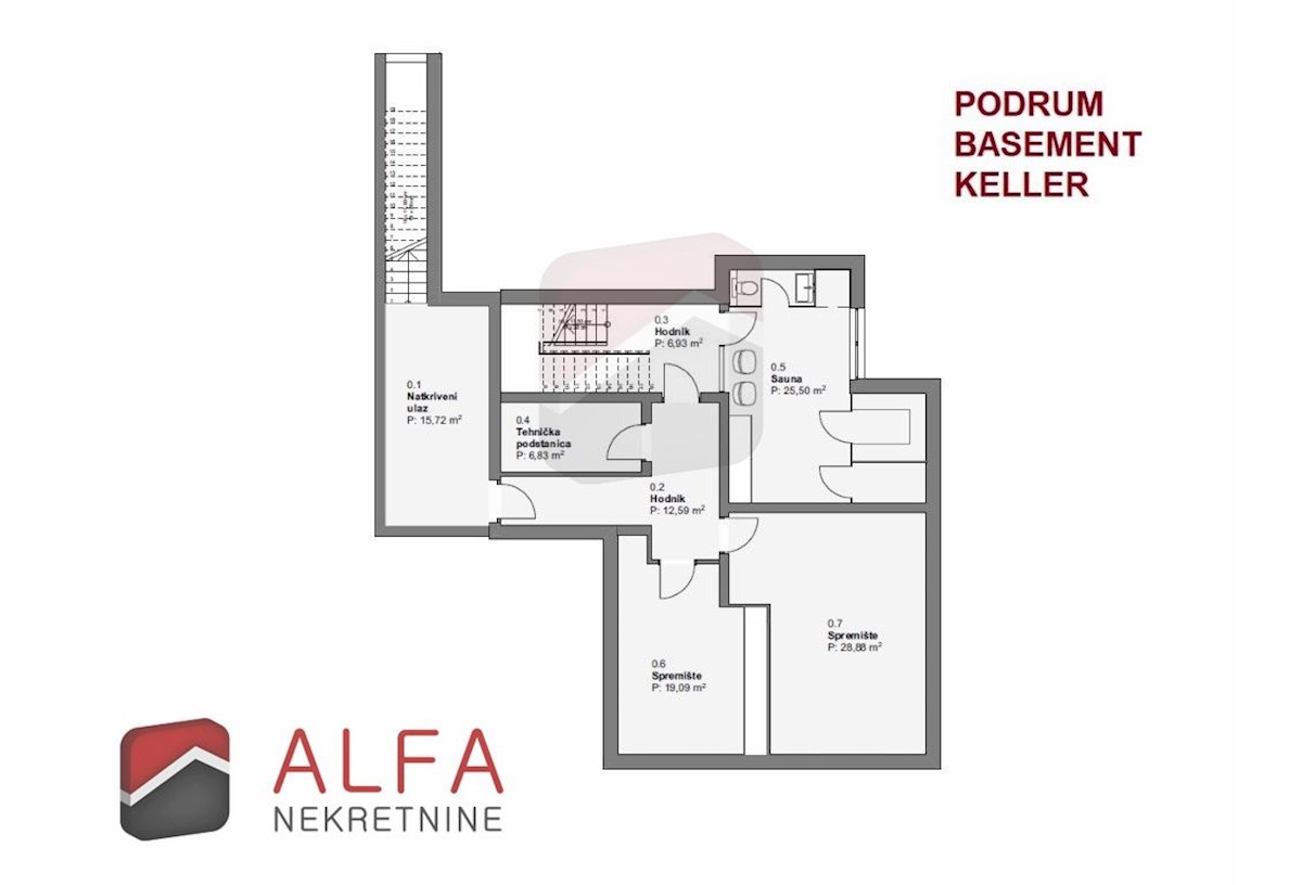 Hrvaška, Vodice – Impresivna vila z bazenom, garažo in odprtim pogledom na morje