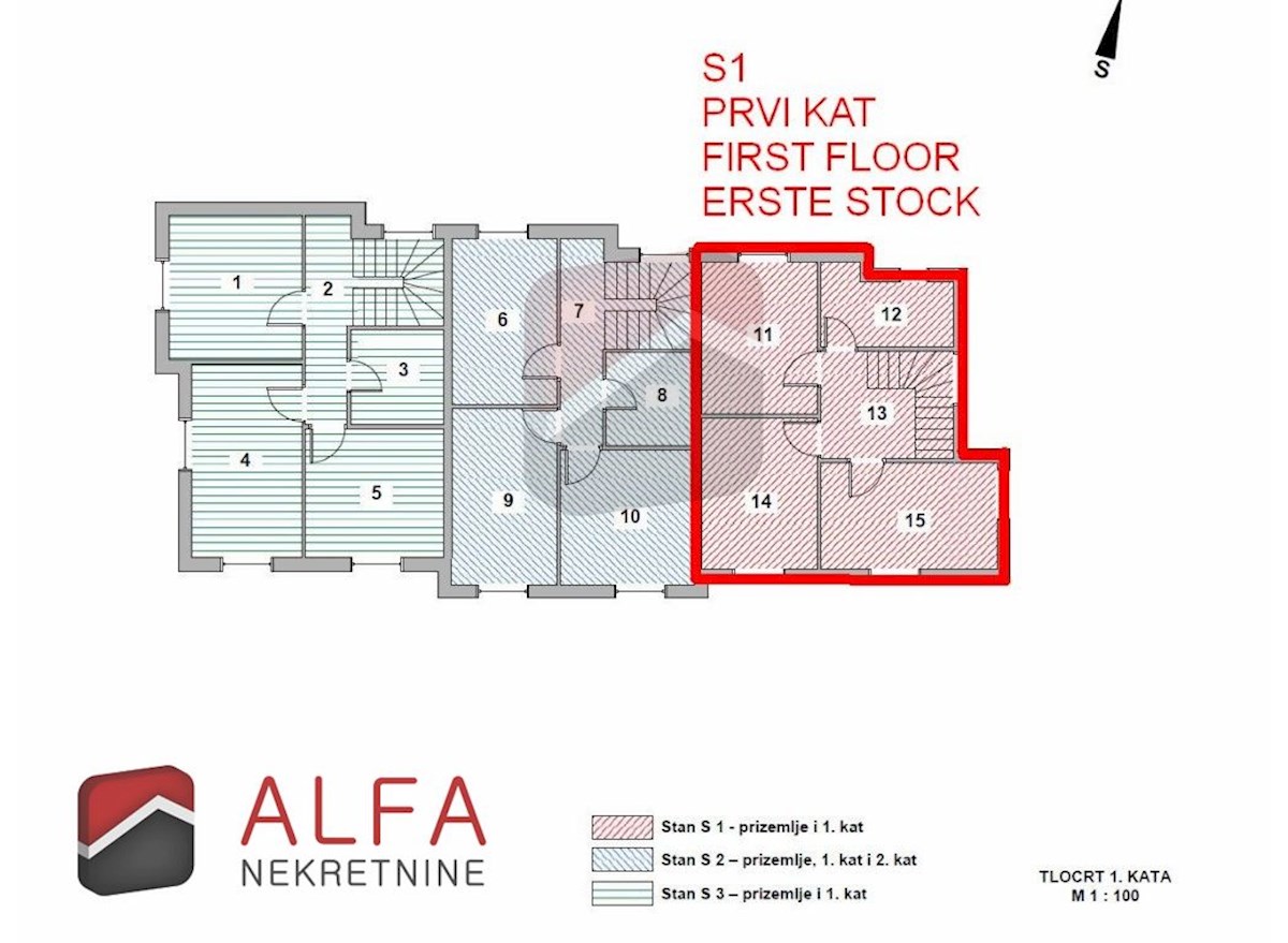 Hrvaška, Vodice, novogradnja, prodaja dvoetažni apartma, dvorišče, blizu morja