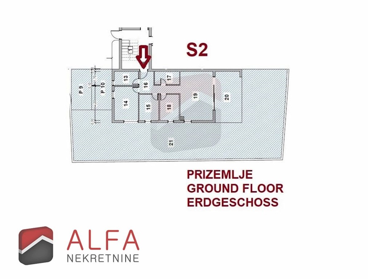 Hrvaška, Vodice, Srima – prodaja novo stanovanje, pritličje z vrtom, blizu morja