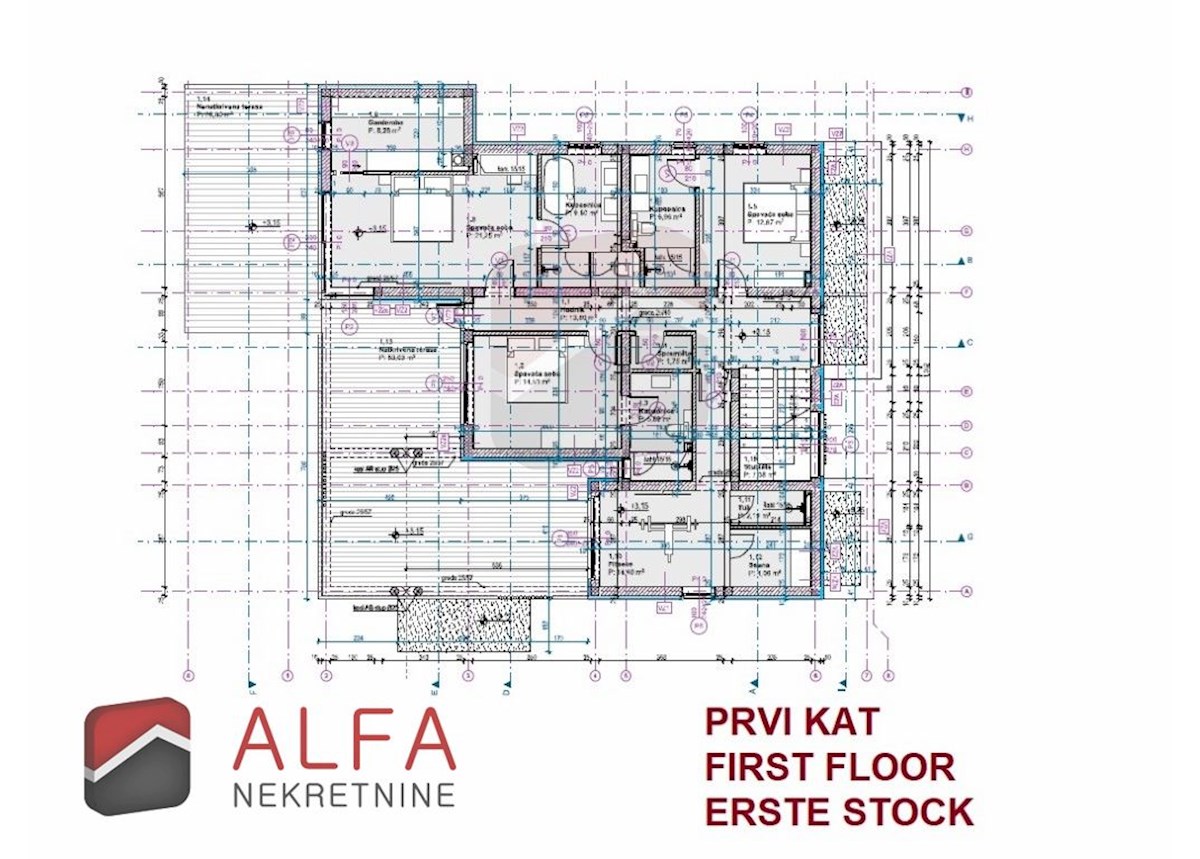 Hrvaška, Vodice – prodaja moderna vila z bazenom, garažo in panoramskim pogledom na morje