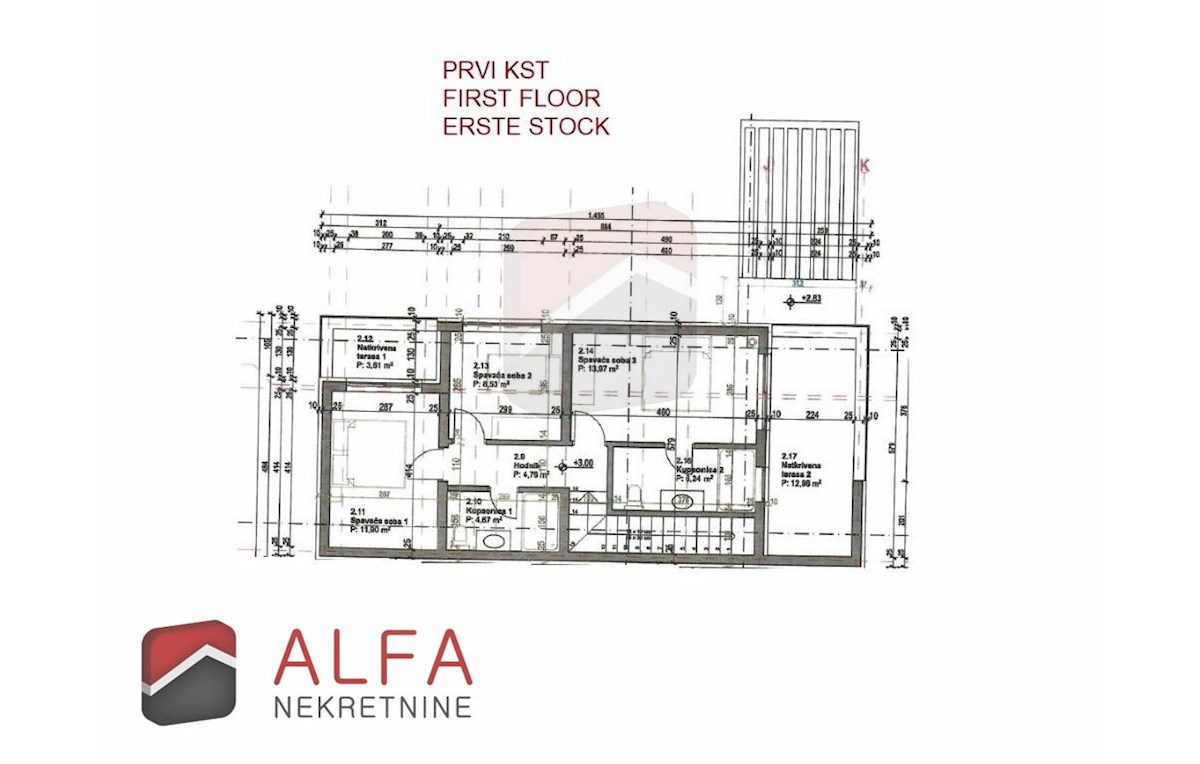 Hrvaška, Vodice, prodaja nova dvojna družinska hiša z bazenom