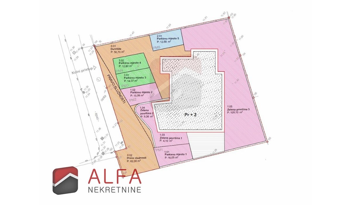 Hrvaška, Vodice – prodaja novo udobno stanovanje v pritličju s 120 m² vrta