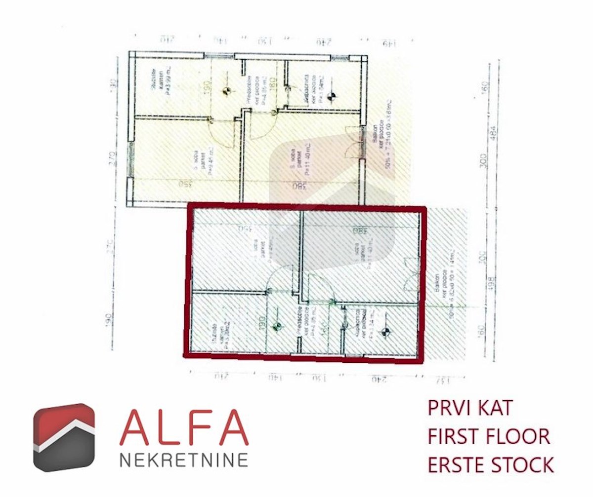 Hrvaška, Jadrija – prodaja dvojna družinska hiša, vrt in majhen bazen