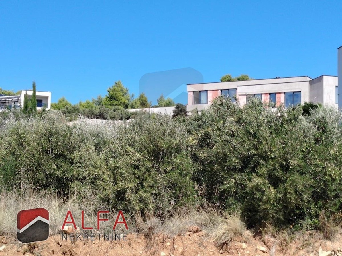 Hrvaška, Vodice – prodaja gradbeno zemljišče, pogled na morje