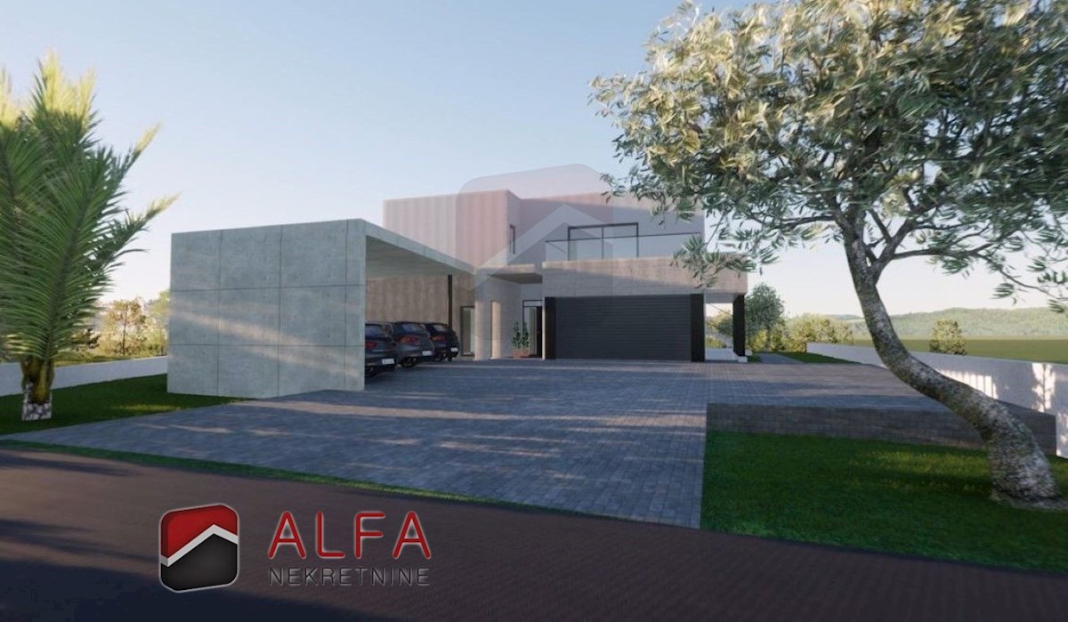 Hrvaška, Vodice – Impresivna vila z bazenom, garažo in odprtim pogledom na morje