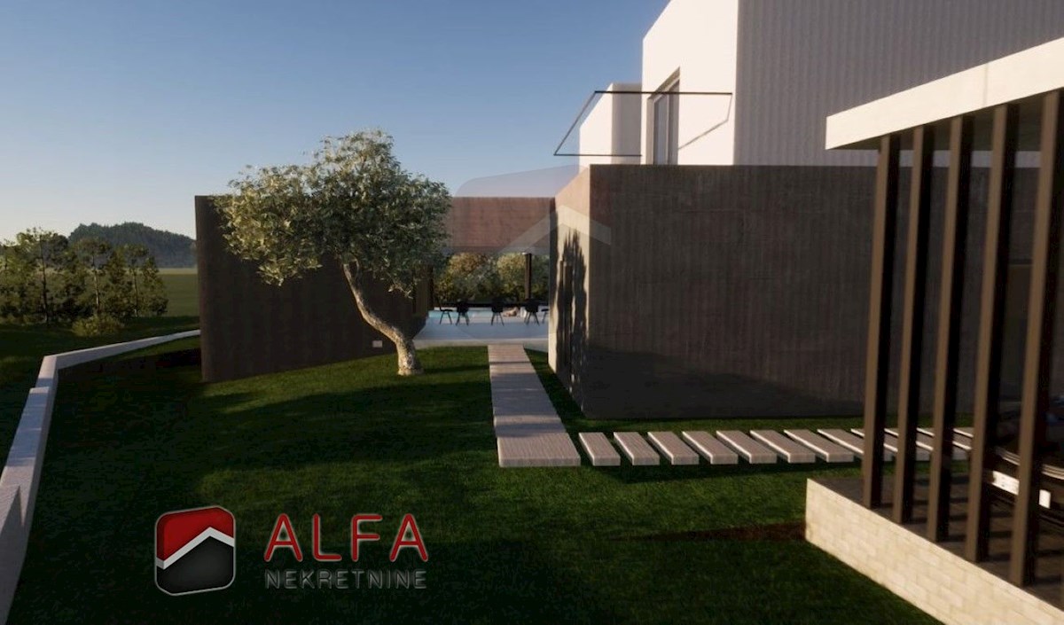 Hrvaška, Vodice – Impresivna vila z bazenom, garažo in odprtim pogledom na morje