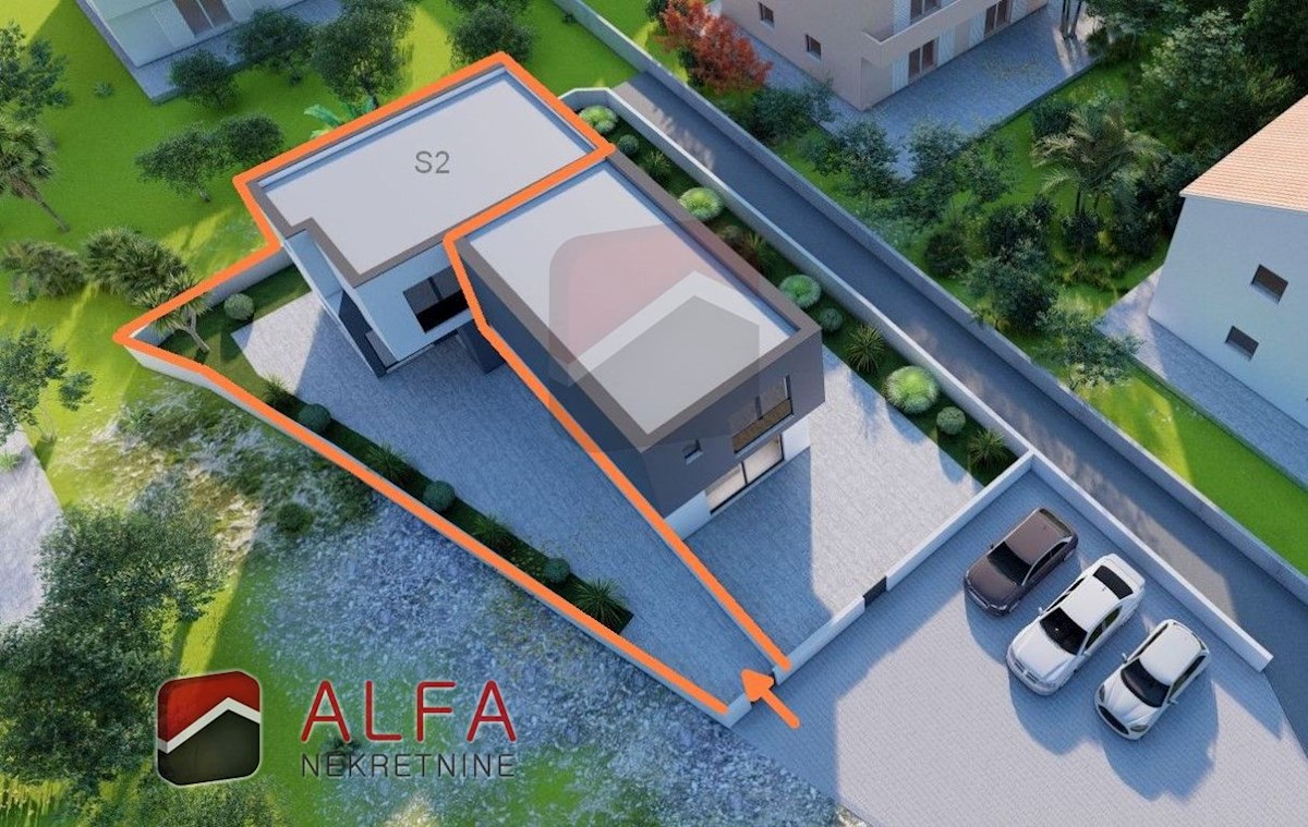 Hrvaška, Vodice, Srima, prodamo novo hišo dvojček, blizu morja