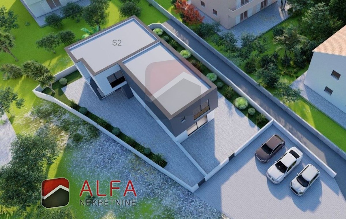 Hrvaška, Vodice, Srima, prodamo novo hišo dvojček, blizu morja