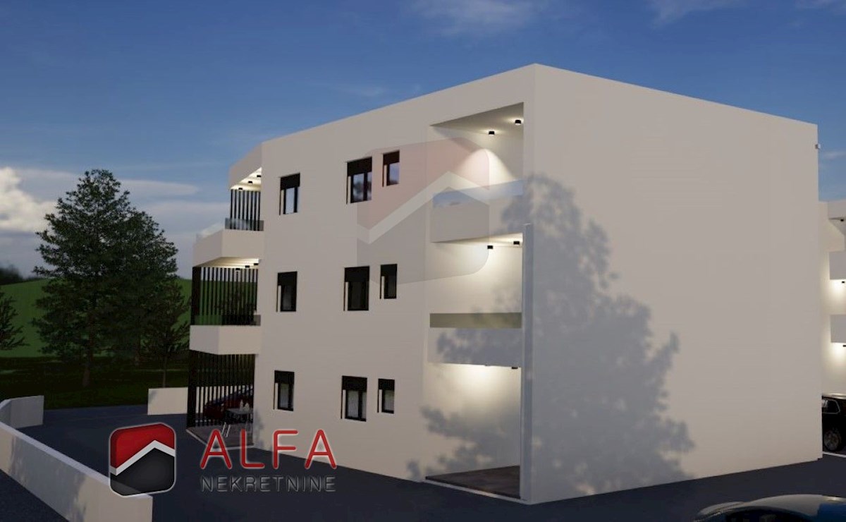 Hrvaška, Vodice, novogradnja, prodaja dvosobno stanovanje, pritličje, vrt