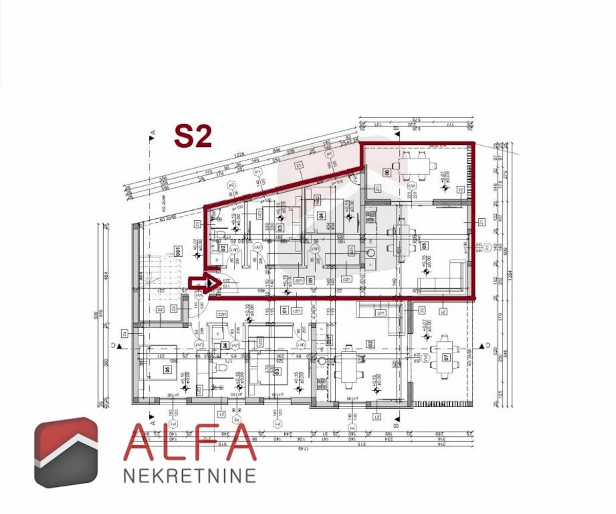 Hrvaška, Vodice, novogradnja, prodaja dvosobno stanovanje, pritličje, vrt
