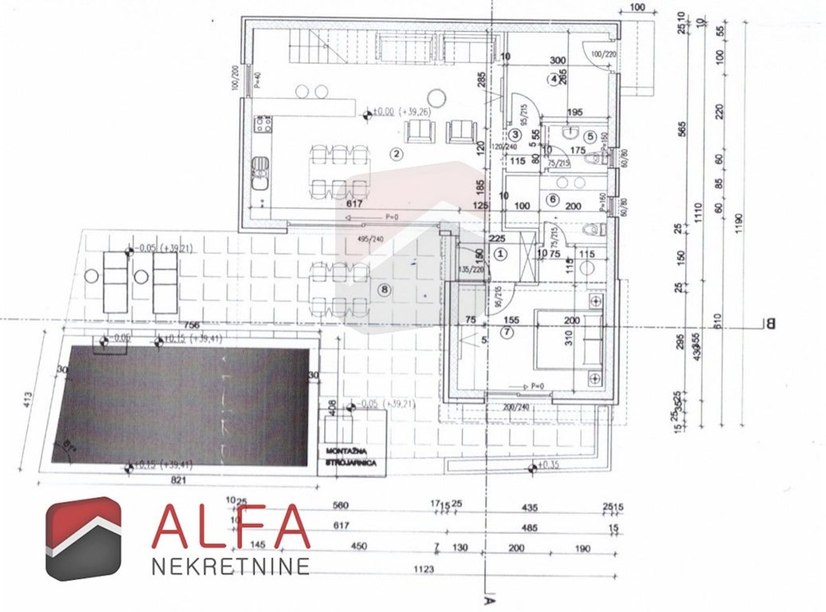 Hrvaška, Vodice – prodaja moderna novogradnja družinske hiše z bazenom