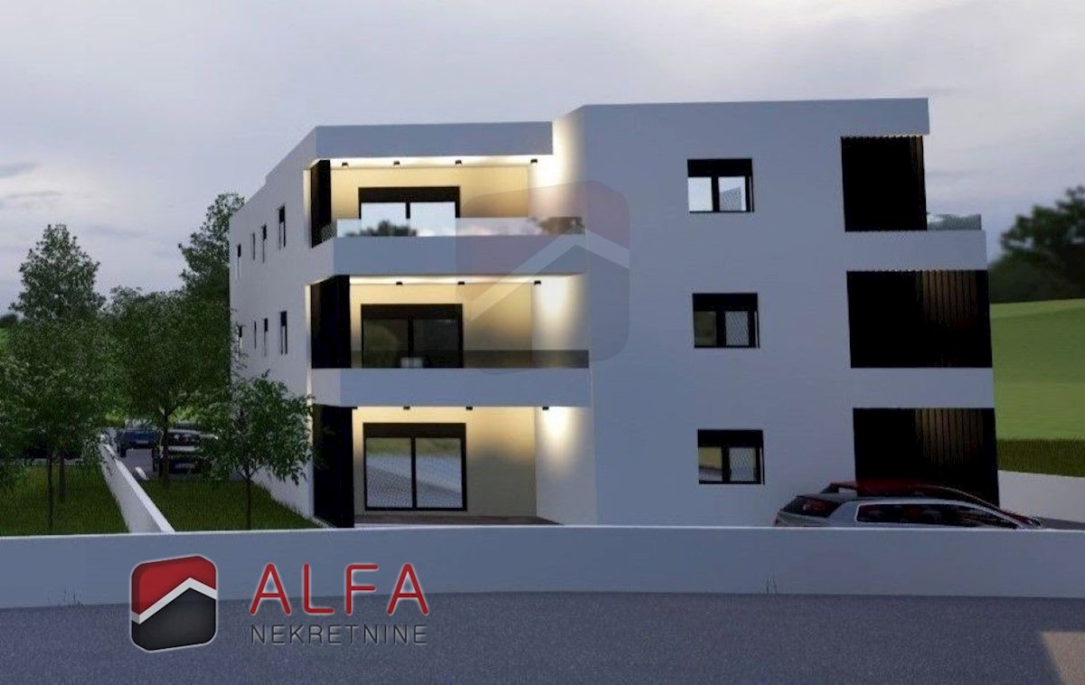 Hrvaška, Vodice, novogradnja, prodaja dvosobno stanovanje, prvo nadstropje