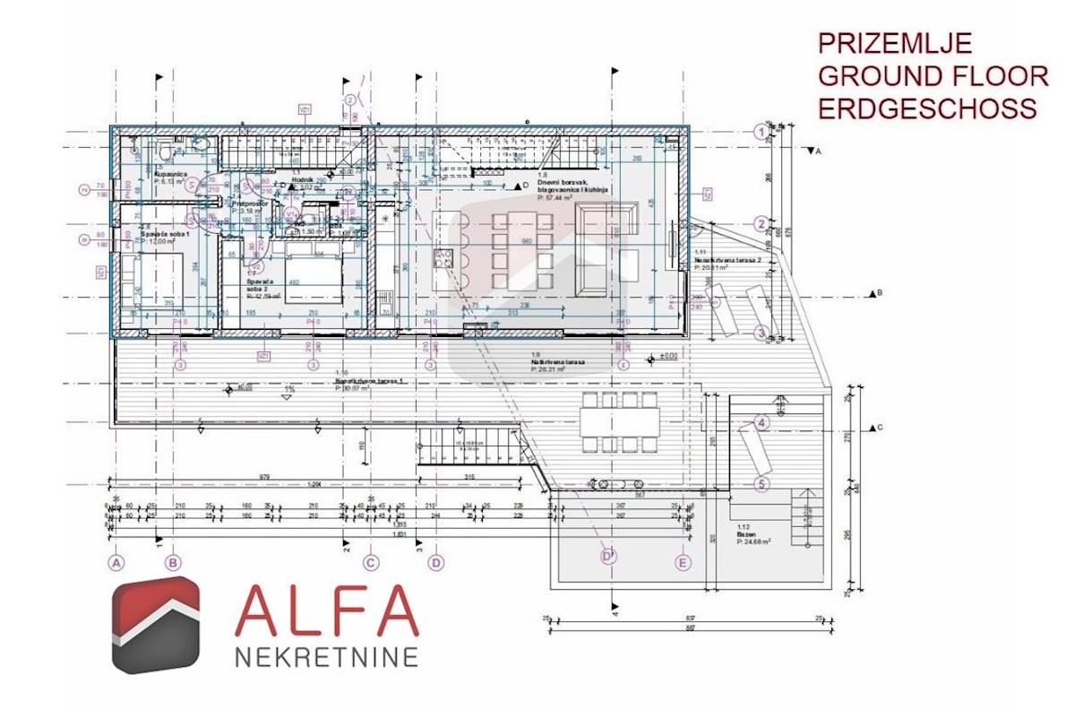Hrvaška, otok Murter, Betina – ATRAKTIVNO – nova luksuzna družinska vila naprodaj, bazen, garaža in pogled na morje