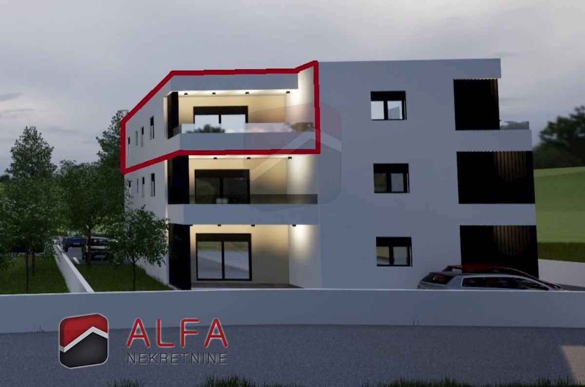 Hrvaška, Vodice, novogradnja, prodaja dvosobno stanovanje, drugo nadstropje