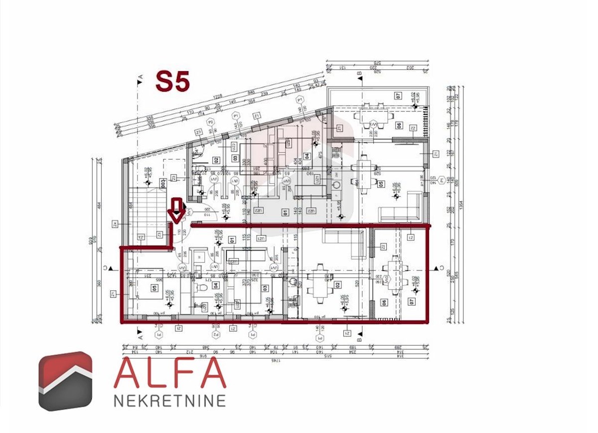 Hrvaška, Vodice, novogradnja, prodaja dvosobno stanovanje, drugo nadstropje