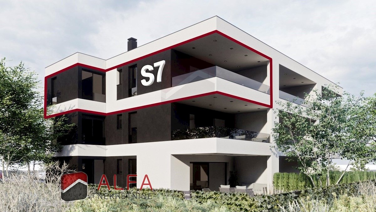 Hrvaška, Vodice, Srima – prodaja novo stanovanje, drugo nadstropje, dve parkirni mesti, blizu morja