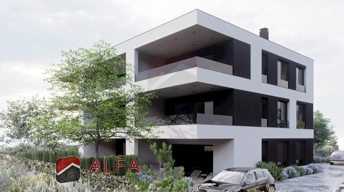 Hrvaška, Vodice, Srima – prodaja novo stanovanje, drugo nadstropje, dve parkirni mesti, blizu morja