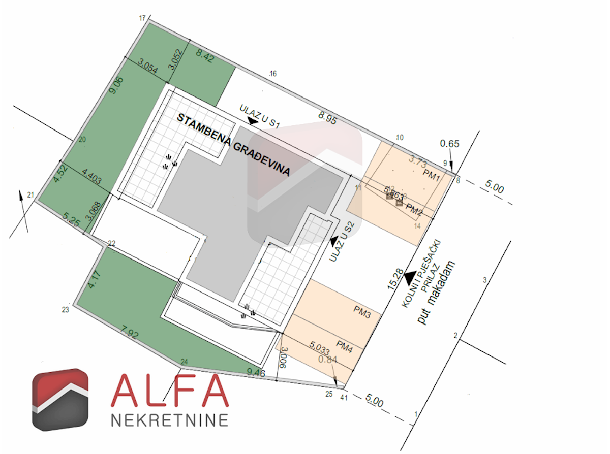 Hrvaška, Vodice, Srima, prodaja nova opremljena polpritlična hiša, blizu morja