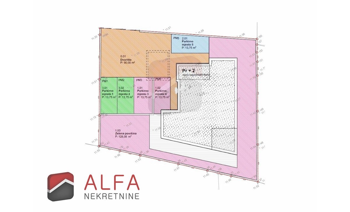 Hrvaška, Vodice – prodaja novo udobno stanovanje, pritličje, vrt, talno ogrevanje