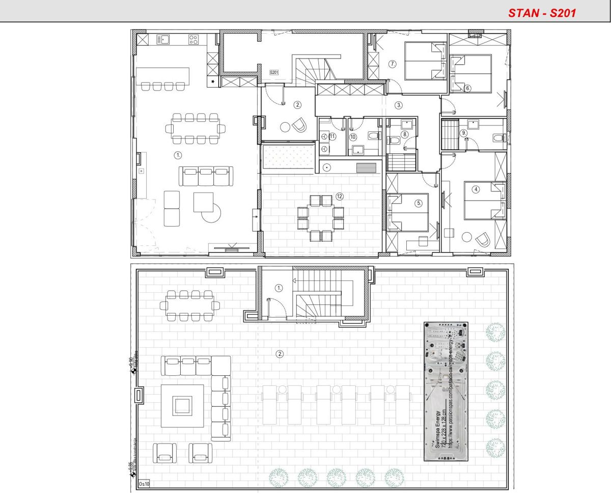 Apartma Sukošan, 249,10m2