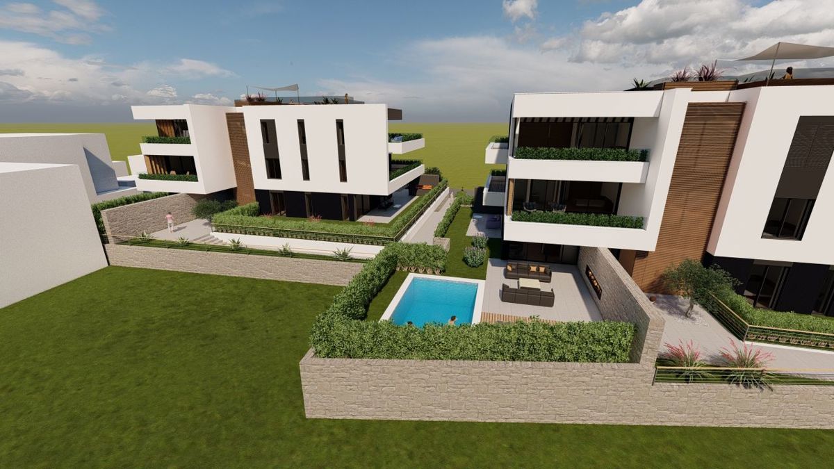 Ekskluziven projekt stanovanj s pogledom na staro mestno jedro Nina