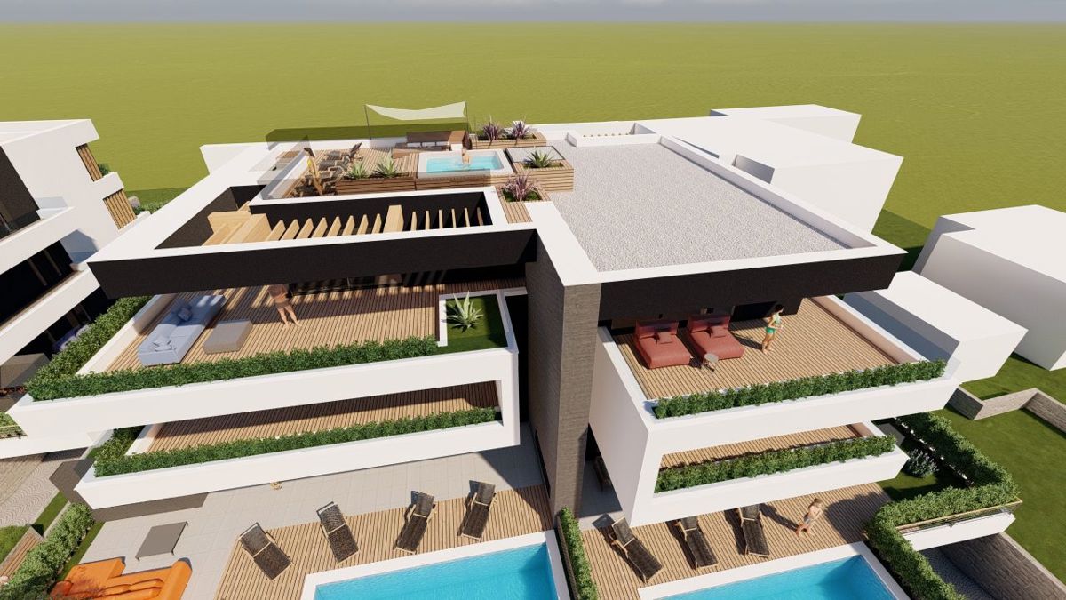 Ekskluziven projekt stanovanj s pogledom na staro mestno jedro Nina
