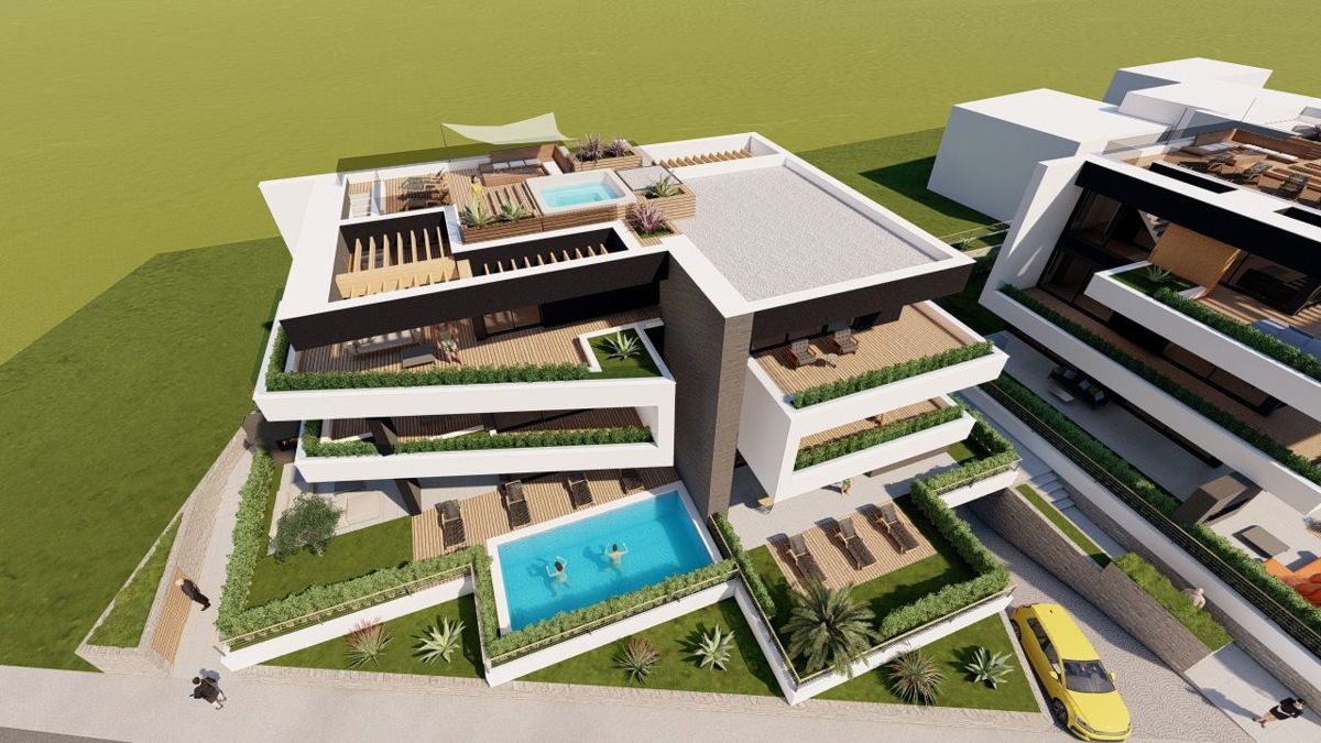 Ekskluziven projekt stanovanj s pogledom na staro mestno jedro Nina
