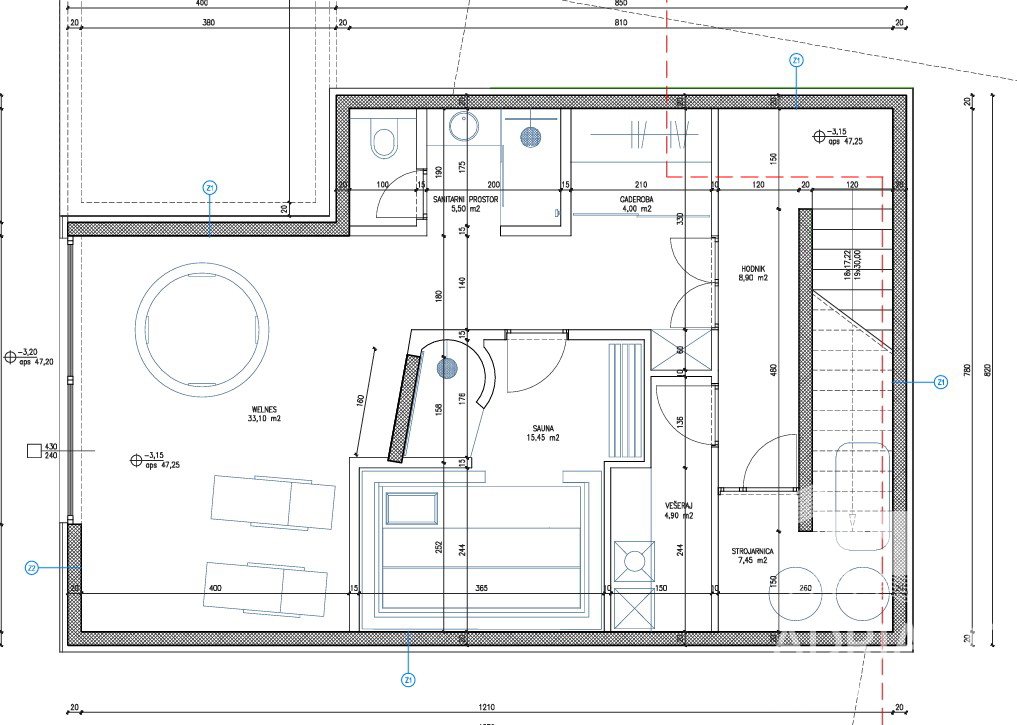 Vodice, moderna vila z wellnessom in panoramskim pogledom na morje