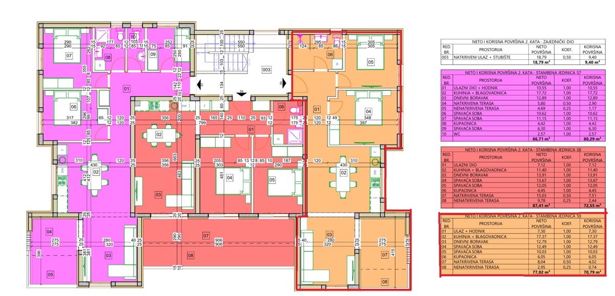 Vodice, enoprostorska stanovanje z vrtom na lepi lokaciji