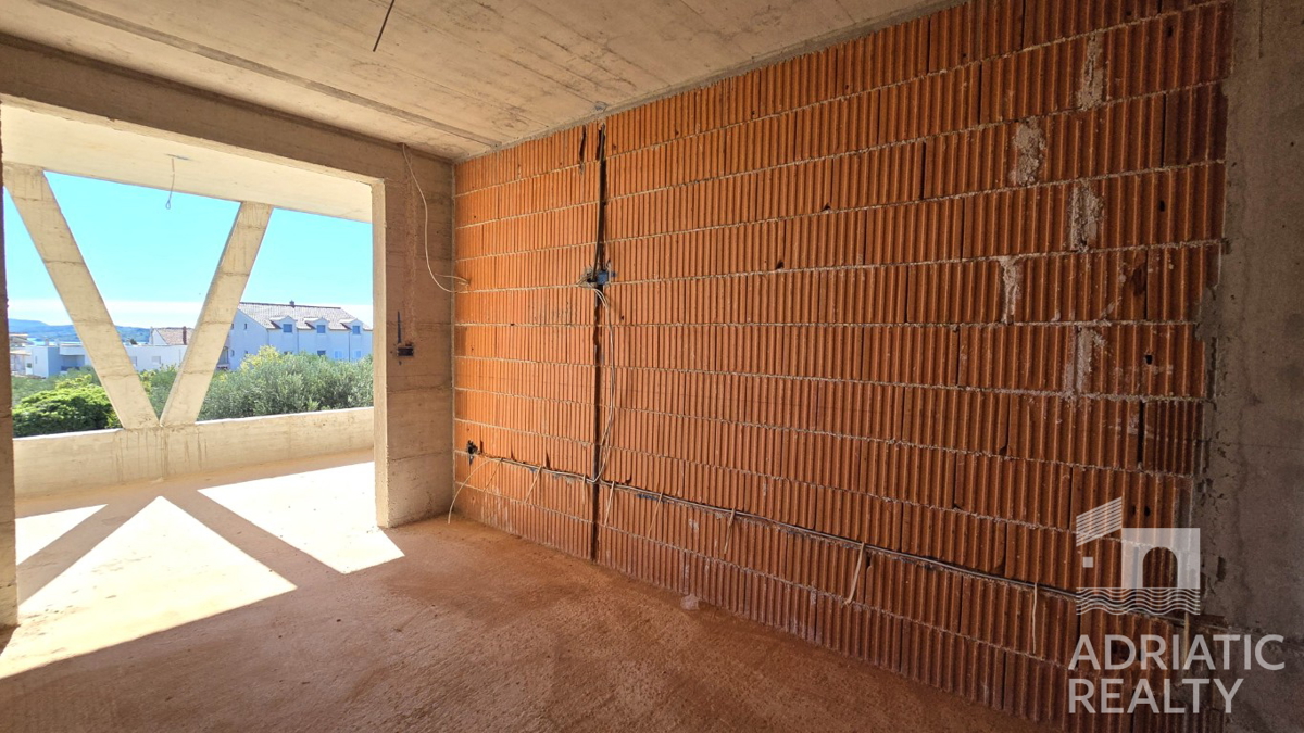 Vodice, dvosobno stanovanje z razgledom na morje