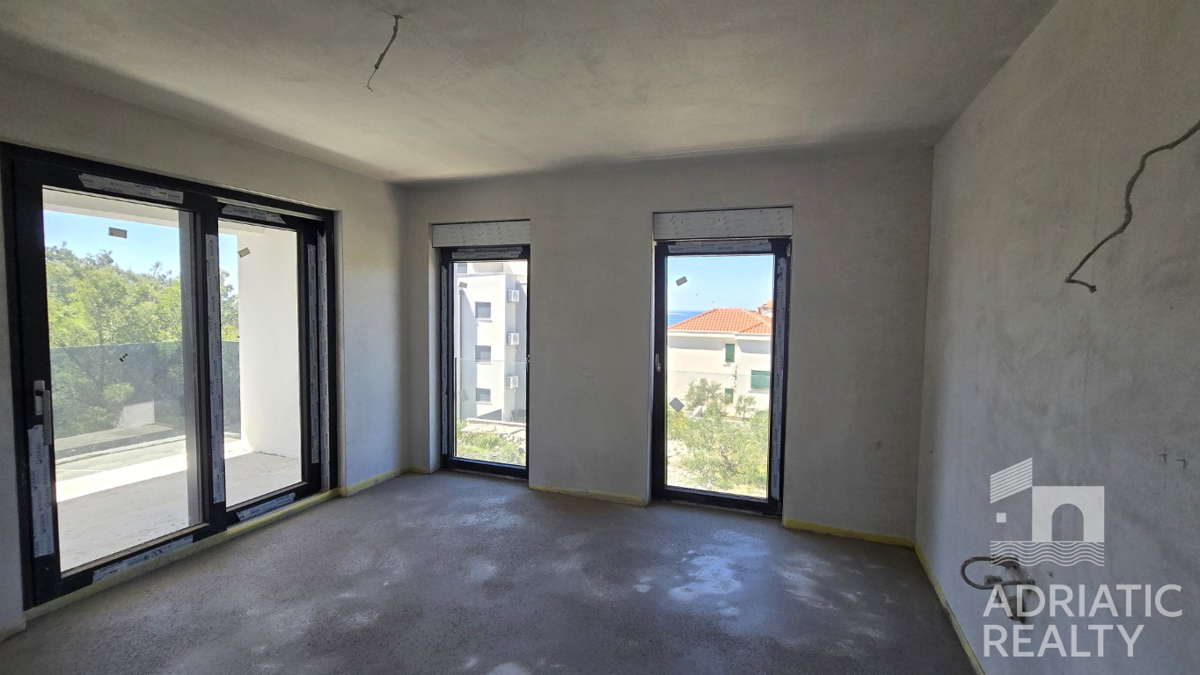Primošten, dvosobno stanovanje z razgledom na morje